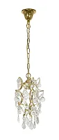 Светильник подвесной Unico E 1.3.P1.600 G Dio D'Arte без плафона на 1 лампа, основание золотое в стиле классика 