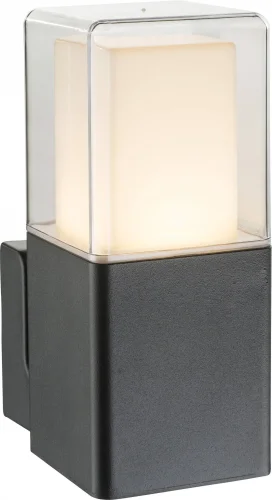 Настенный светильник LED 34575W Globo уличный IP44 серый 1 лампа, плафон белый в стиле модерн LED