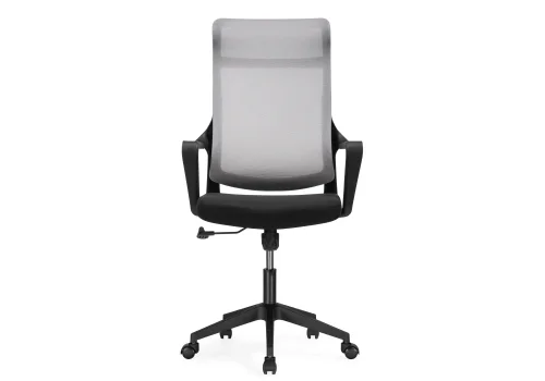 Компьютерное кресло Rino black / light gray 15631 Woodville, чёрный/сетка ткань, ножки/пластик/чёрный, размеры - *1260***660*700 фото 3