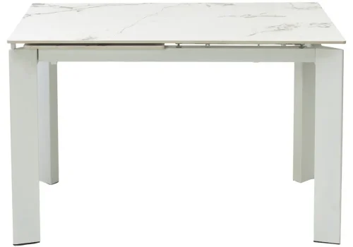 Керамический стол Corner 120 gloss golden jade solid ceramic / white 593874 Woodville столешница белая из керамика фото 10