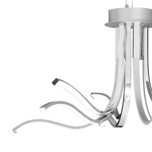 Люстра потолочная LED CORINTO 6105 Mantra хром на 1 лампа, основание хром серебряное в стиле современный  фото 4