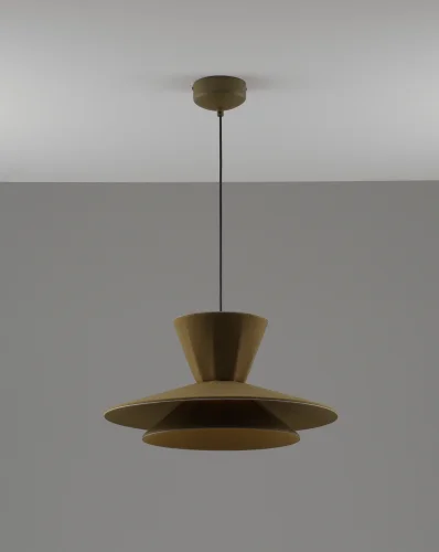 Светильник подвесной LED Mantis V11100-PL Moderli зелёный на 1 лампу, основание зелёное в стиле современный лофт фото 3