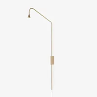 Настенный светодиодный светильник AREND Brass 167366-26 ImperiumLoft латунь 1 лампа, основание латунь в стиле минимализм 