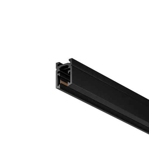 Шинопровод накладной 2 м Magnetic track system Levity TRX184-112B Maytoni чёрный в стиле современный хай-тек для светильников серии Magnetic track system Levity накладной шинопровод levity магнитная