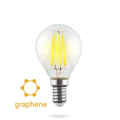 Лампа LED Crystal Graphene 7136 Voltega VG10-G45E14warm9W-F  E14 7вт фото 2