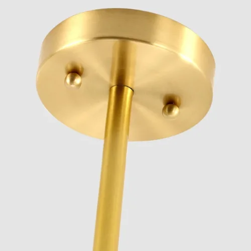 Люстра потолочная JOINT D150 219348-23 ImperiumLoft янтарная на 17 ламп, основание золотое в стиле современный  фото 5