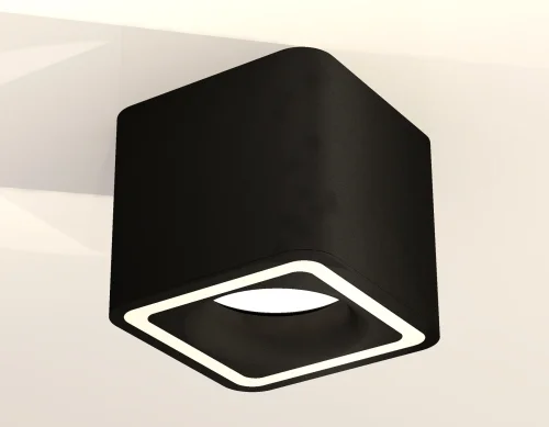 Светильник накладной Techno Spot XS XS7806020 Ambrella light чёрный 1 лампа, основание чёрное в стиле хай-тек современный квадратный фото 2