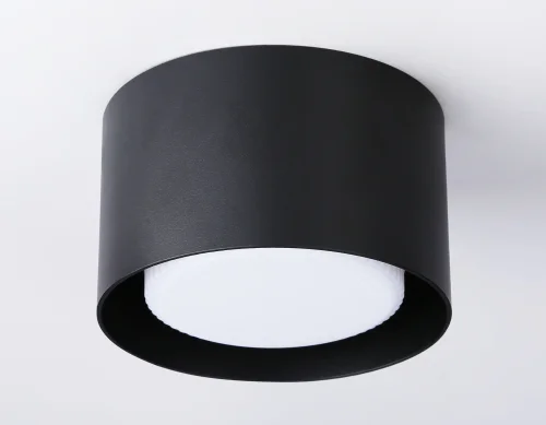 Светильник накладной TN70815 Ambrella light чёрный 1 лампа, основание чёрное в стиле хай-тек современный круглый фото 4