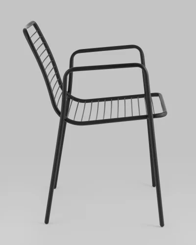 Стул с подлокотниками Дели металл черный УТ000039267 Stool Group, /, ножки//, размеры - *805***605*595 фото 2