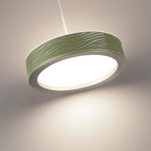 Светильник подвесной LED Riviera 5451/32LA Odeon Light белый на 1 лампу, основание никель в стиле классический современный фото 5 Светильник подвесной LED Riviera 5451/32LA Odeon Light белый на 1 лампу, основание никель в стиле классический современный фото 5