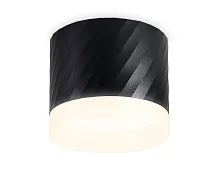 Светильник накладной TN535 TN5355 Ambrella light чёрный 1 лампа, основание чёрное в стиле модерн хай-тек круглый