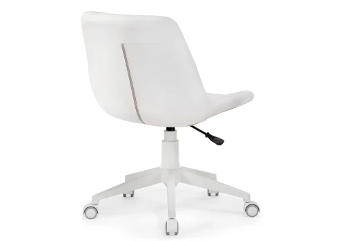 Компьютерное кресло Келми 1 белый 518295 Woodville, белый/экокожа, ножки/пластик/белый, размеры - *880***510*610 фото 4