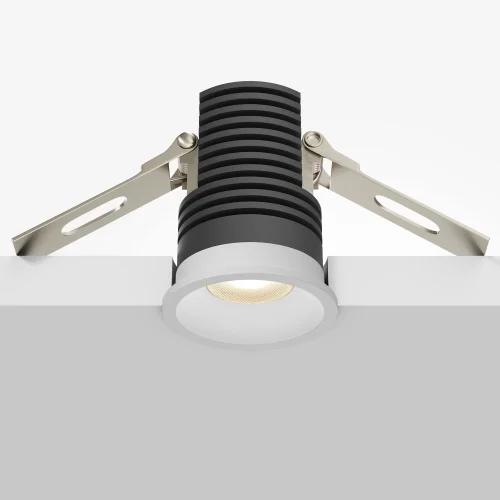 Светильник точечный LED Mini DL059-7W3K-W Maytoni белый 1 лампа, основание белое в стиле современный хай-тек круглый фото 7