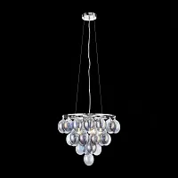 Люстра подвесная Sospiro SL432.703.05 ST-Luce прозрачная на 5 ламп, основание хром в стиле современный 