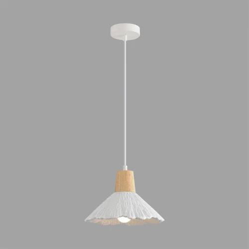 Светильник подвесной Eoliana 8352/1A Lumion белый на 1 лампу, основание белое в стиле скандинавский фото 4 Светильник подвесной Eoliana 8352/1A Lumion белый на 1 лампу, основание белое в стиле скандинавский фото 4