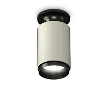 Светильник накладной Techno spot XS6314080 Ambrella light серый 1 лампа, основание чёрное в стиле современный круглый