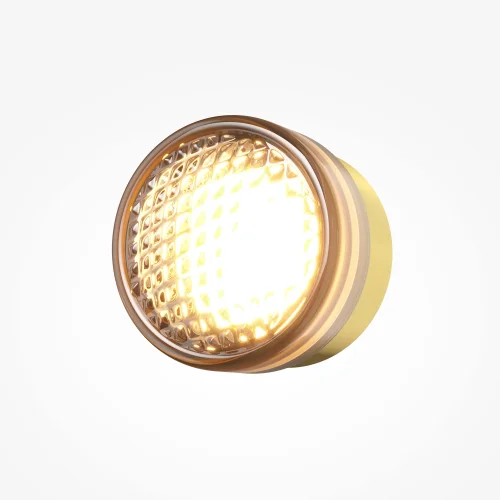 Бра LED MOD493WL-L6BSK Olo Maytoni янтарный на 1 лампу, основание латунь в стиле современный минимализм фото 3 Бра LED MOD493WL-L6BSK Olo Maytoni янтарный на 1 лампу, основание латунь в стиле современный минимализм фото 3