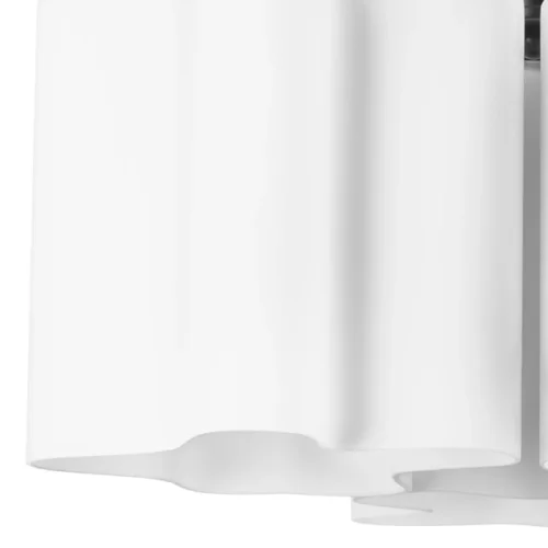 Люстра потолочная Nubi 802037 Lightstar белая на 3 лампы, основание чёрное в стиле модерн арт-деко  фото 3