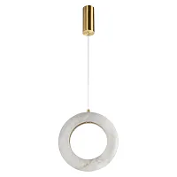 Светильник подвесной LED Soho 10410/C LOFT IT белый на 1 лампу, основание бронзовое в стиле современный 