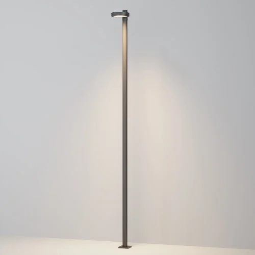 Парковый светильник LED Dion O472H-L50GF3K Maytoni уличный IP графит на 1 лампу, плафон графит в стиле современный хай-тек LED фото 4