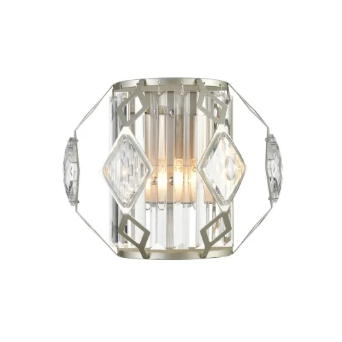 Бра Buzzati 441 VL2181W02 Vele Luce прозрачный на 2 лампы, основание серебряное в стиле классический  фото 2