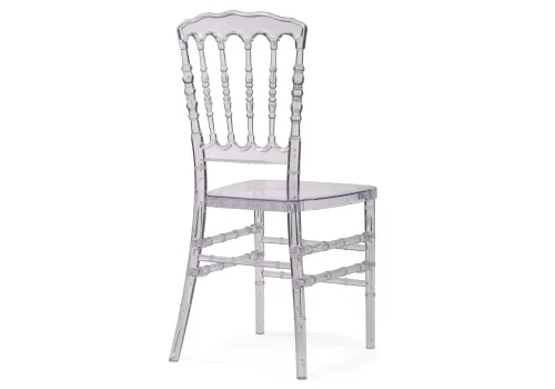 Пластиковый стул Chiavari 1 clear white 15588 Woodville, /, ножки/пластик/прозрачный, размеры - ****400*450 фото 4