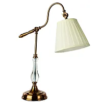 Настольная лампа Seville A1509LT-1PB Arte Lamp белая 1 лампа, основание медь красное коричневое полимер металл в стиле кантри 