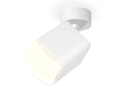 Светильник накладной Techno spot XM7812023 Ambrella light белый 1 лампа, основание белое в стиле хай-тек современный квадратный