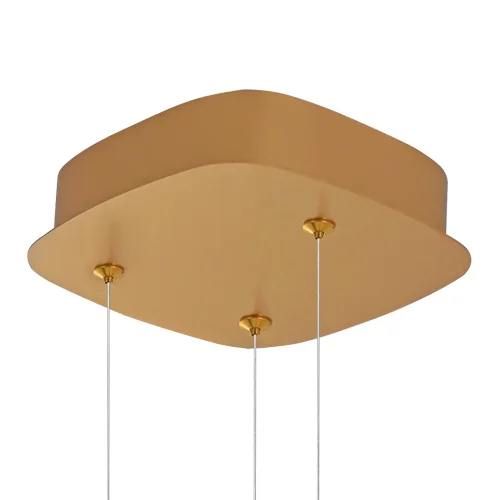 Светильник подвесной LED Saturno 749223 Lightstar золотой на 1 лампу, основание золотое в стиле минимализм хай-тек современный квадраты фото 4