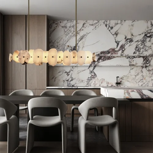 Светильник подвесной LED Alicante 10248/1200 LOFT IT белый на 1 лампу, основание бронзовое в стиле современный линейный фото 9