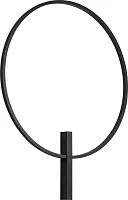 Бра LED Undine 738567 Lightstar чёрный на 1 лампу, основание чёрное в стиле современный минимализм кольца