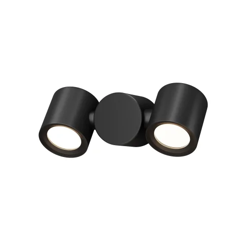 Настенный светильник уличный Wall Street O010WL-02B Maytoni уличный IP54 чёрный на 2 лампы, плафон чёрный в стиле современный GU10 фото 2