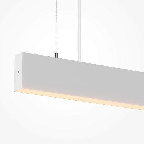 Светильник подвесной LED Basis P070PL-2.7-3-4K-W Maytoni белый на 1 лампу, основание белое в стиле современный хай-тек фото 2