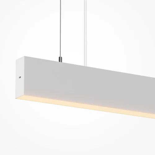 Светильник подвесной LED Basis P070PL-2.7-3-4K-W Maytoni белый на 1 лампу, основание белое в стиле современный хай-тек фото 2
