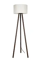 Торшер Posy TL1617S-01WG Toplight на треноге бежевый 1 лампа, основание коричневое в стиле кантри современный
