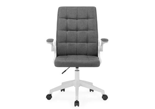 Компьютерное кресло Elga gray / white 15608 Woodville, серый/ткань, ножки/пластик/белый, размеры - *1040***630*590 фото 2