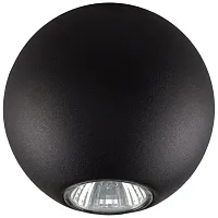 Светильник накладной Bubble Black 6030-NW Nowodvorski чёрный 1 лампа, основание чёрное в стиле хай-тек круглый