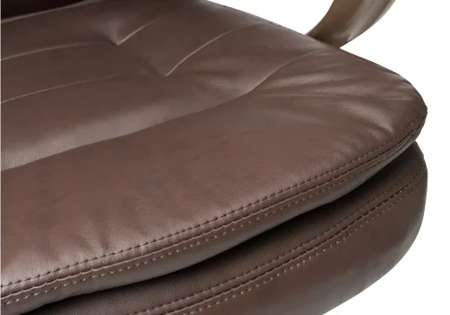 Компьютерное кресло Palamos brown 15074 Woodville, коричневый/экокожа, ножки/пластик/коричневый, размеры - *1140***630*720 фото 9