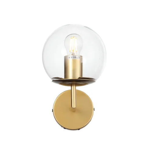 Бра Liora SL1150.201.01 ST-Luce прозрачный на 1 лампа, основание матовое золото в стиле современный  фото 3