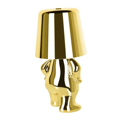 Настольная лампа LED Brothers 10233-C Gold LOFT IT золотая 1 лампа, основание золотое металл в стиле современный животные фото 7