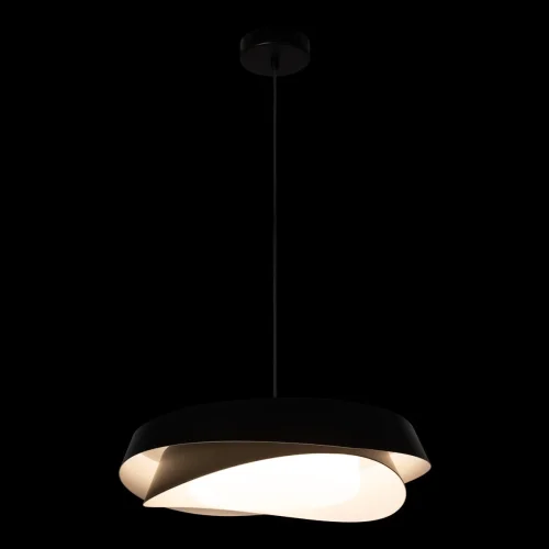 Светильник подвесной LED Petale 10256P Black LOFT IT чёрный на 1 лампу, основание чёрное в стиле современный фото 2