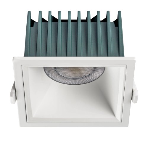 Светильник точечный LED Ciclone 385446 Lightstar белый на 1 лампу, основание белое в стиле современный квадратный