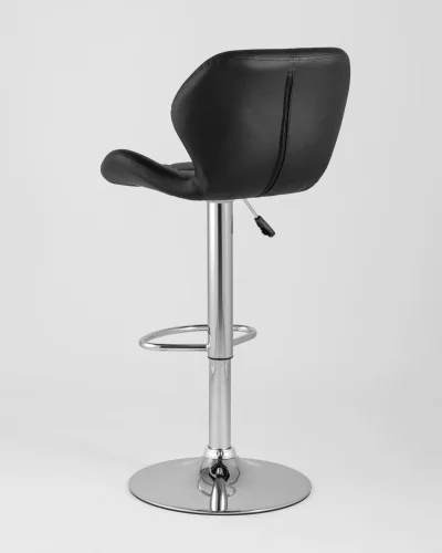 Стул барный Бон, черный NP УТ000039150 Stool Group, /экокожа, ножки/металл/, размеры - ***** фото 4