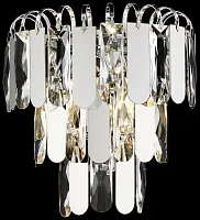Бра Crescentia WE105.03.101 Wertmark прозрачный 3 лампы, основание хром в стиле современный 