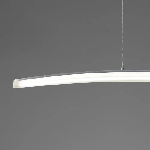 Светильник подвесной LED HEMISFERIC 4081 Mantra белый 1 лампа, основание белое в стиле современный минимализм линейный фото 3