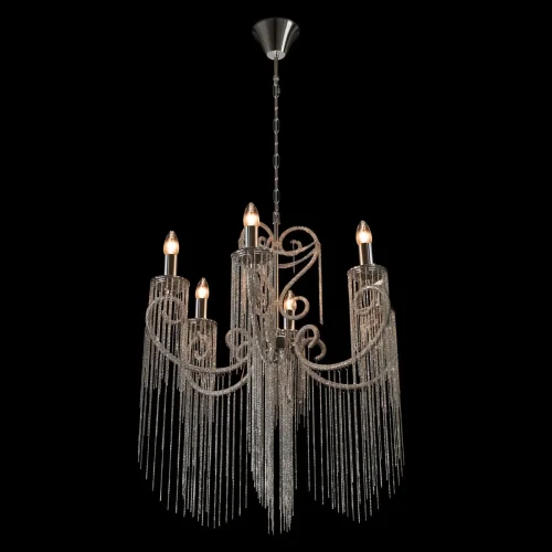 Люстра подвесная Wonderland 10405/6 LOFT IT без плафона на 6 ламп, основание никель в стиле арт-деко фото 4