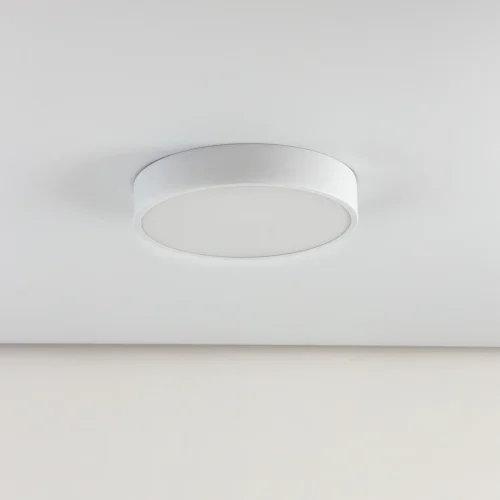 Светильник потолочный LED Купер CL72424V0 Citilux белый 1 лампа, основание белое в стиле современный хай-тек минимализм  фото 3