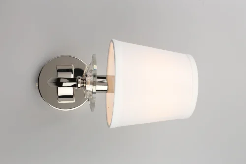 Бра Creazzo OML-87501-01 Omnilux белый на 1 лампа, основание хром в стиле классический  фото 2