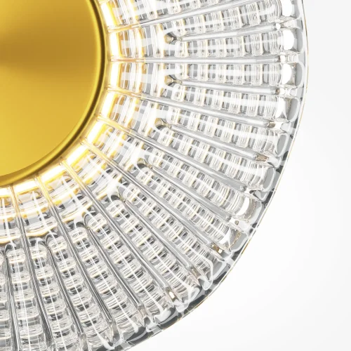 Бра LED Sparkle MOD343WL-L5BS3K2 Maytoni серый на 1 лампу, основание латунь в стиле современный хай-тек фото 4