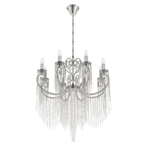 Люстра подвесная Wonderland 10405/8 LOFT IT без плафона на 8 ламп, основание никель в стиле арт-деко фото 3